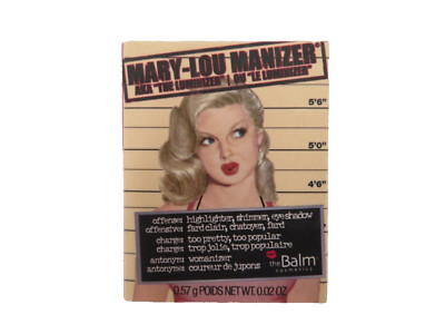 THE BALM COSMETICS MARY-LOU MANIZER HIGHLIGHTER EYESHADOW  LOT OF 20 MINIS 