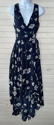 showpo blue floral dress Trimmed Civil War Era Dress / Day Wrapper in Calico Print, camp, work –  Timeless Stitches