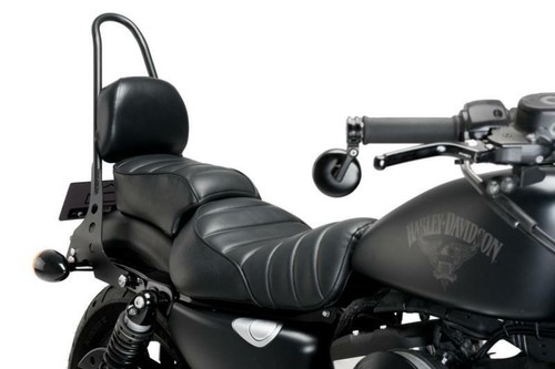 Sissy BAR Con Respaldo Desmontable Tornillo Color Negro para Harley Sportster - Imagen 4 de 5