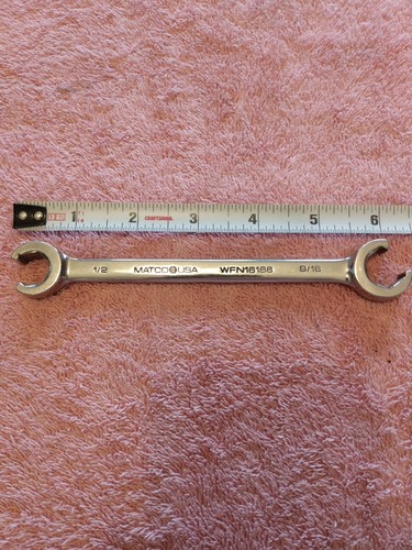 Matco Tools 1/2 x 9/16 Inch Flare Nut Wrench