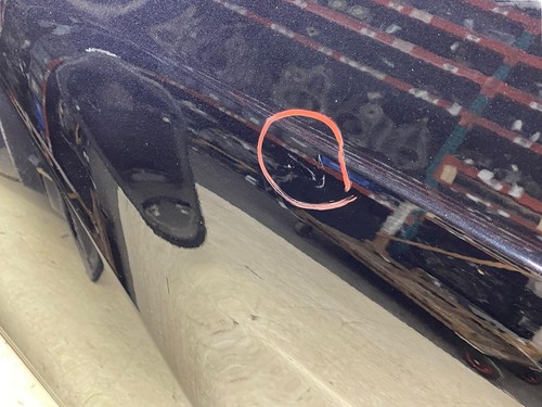 2016-2020 BENTLEY BENTAYGA OEM RIGHT REAR DOOR SHELL ONYX BLACK (6935) W/ HANDLE - Picture 10 of 19