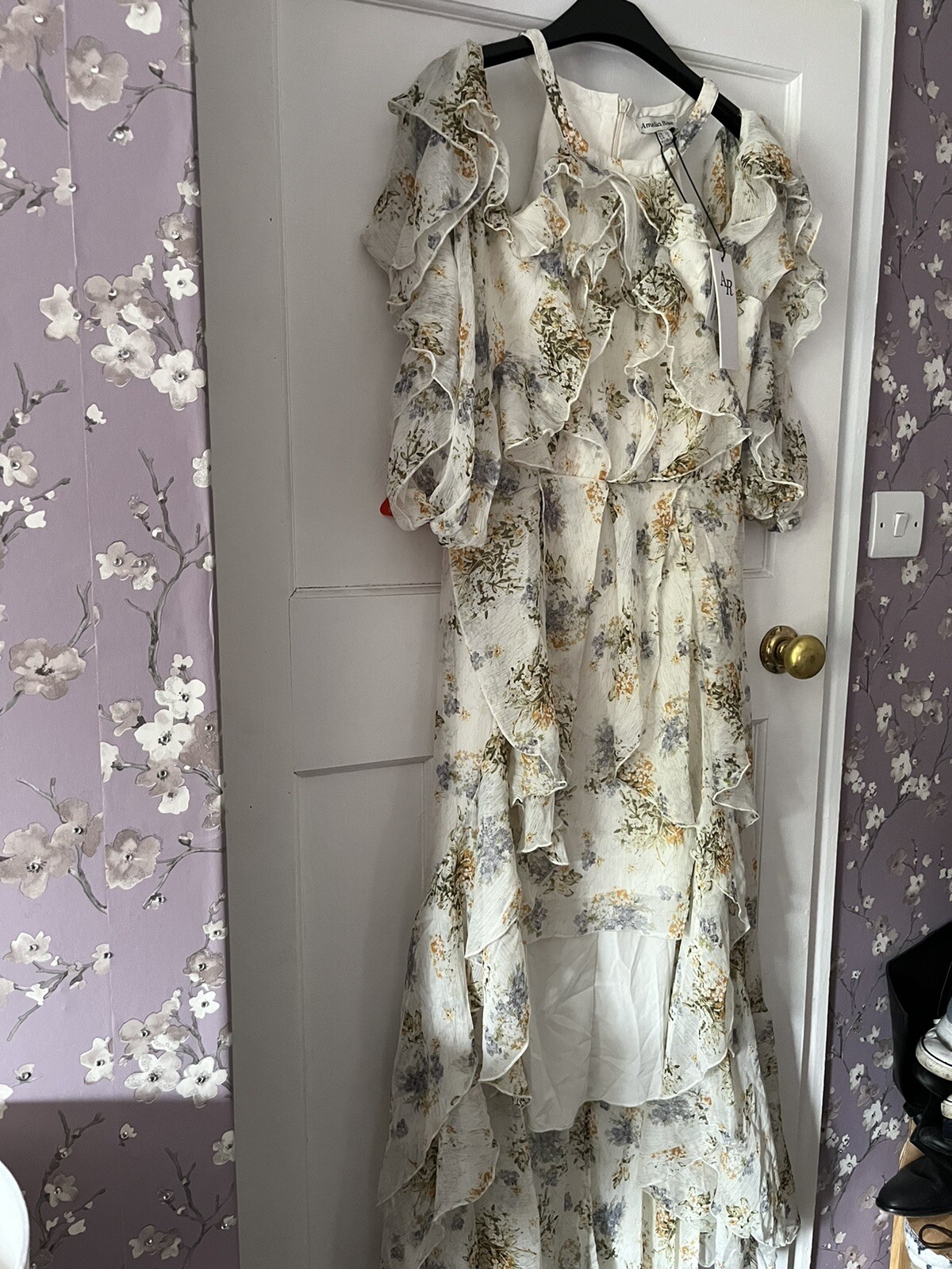 Wedding Holiday Amelia Rose Woman’s High Neck Floaty Maxi Dress Rrp£59.99 Uk 12 eBay