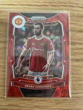 2021-22 Panini Prizm English Premier League Prizm Red Ice Bruno Fernandes #279