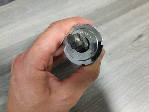Vintage Tange Japan Square Taper Bottom Bracket 68mm 117mm Unsealed 3A - Picture 2 of 5