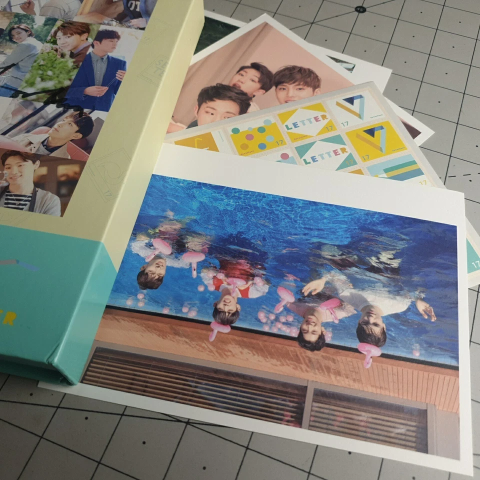 Seventeen First Letter Joshua SIGNED CD Album 2016 Photobook Stickers Cards - Image 3 of 4