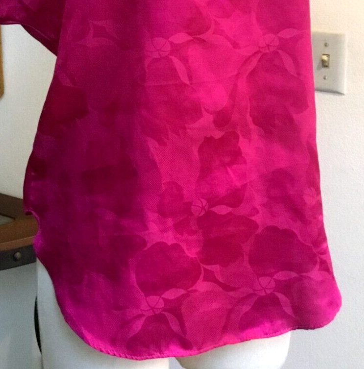 SOPHISTICATES  Basic Silk Abstract Top Blouse Bat… - image 6