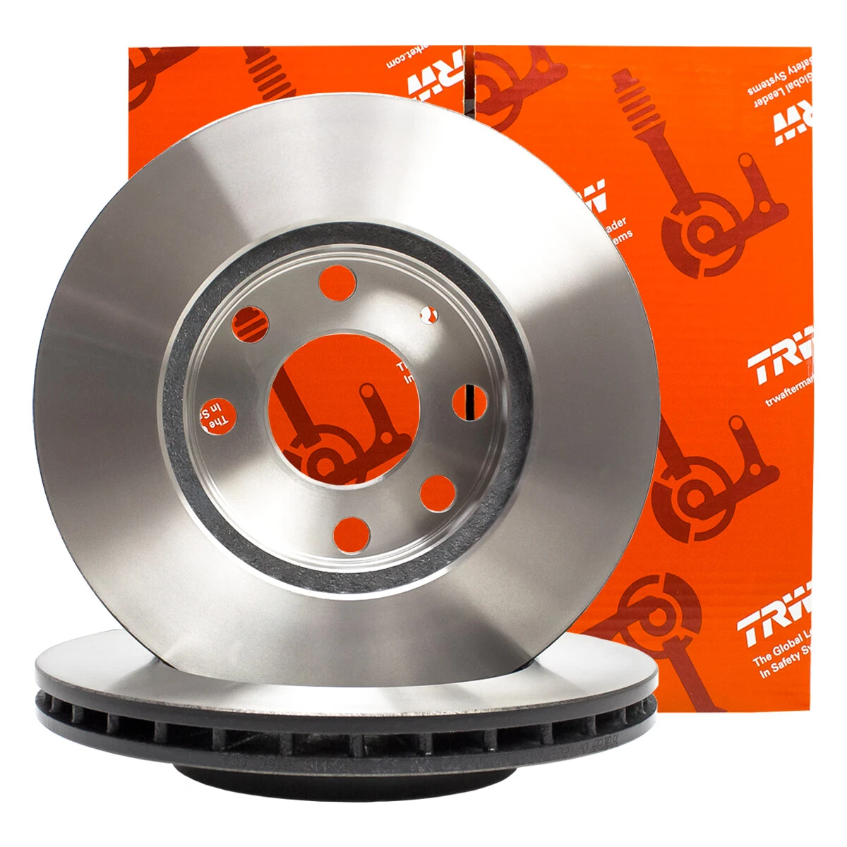 2x TRW BREMSSCHEIBEN Ø281mm SET VORNE FÜR MITSUBISHI SMART COLT VI 