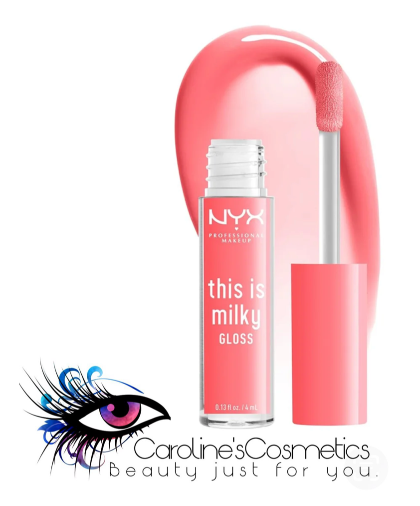 NYX This Is Milky Lip Gloss  - Moo-dy Peach - Vegan - New and Sealed