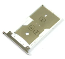 OEM BLU VIVO XI V0330WW REPLACEMENT SILVER MICRO SD SIM CARD HOLDER TRAY