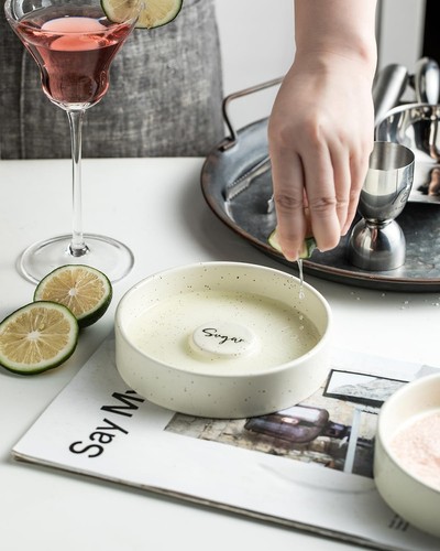 Margarita Salt Rimmer, Accessori da Barman Set di 2 per Margarita e Cockt... - Foto 4 di 7