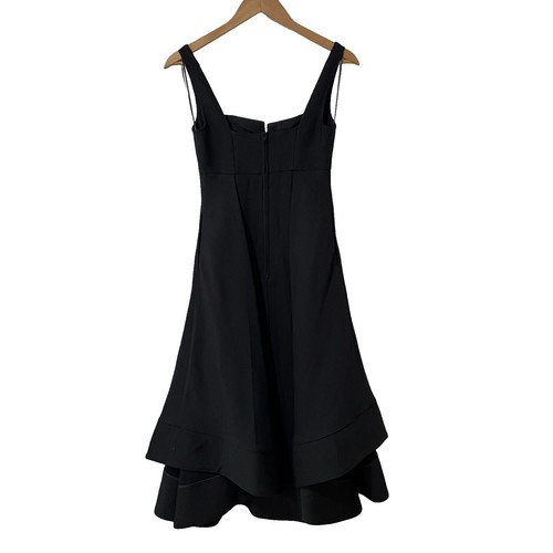 blue midi maxi dress Avec Les Filles Asymmetric Twist Front Dress Women's Dress Baja Blue : SM