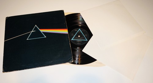 Pink Floyd - Dark Side Of The Moon 1973 UK Early Press A3 /B3 Harvest - SHVL 804 - Foto 16 di 16