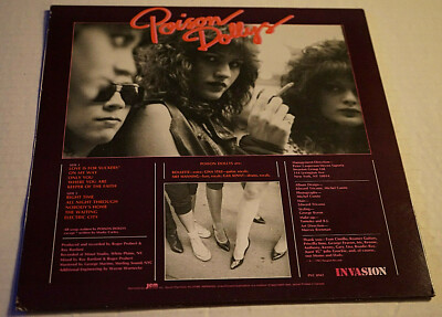 Poison Dollys S/t 1985 Lp Record USA NY All Female Glam Metal Rare