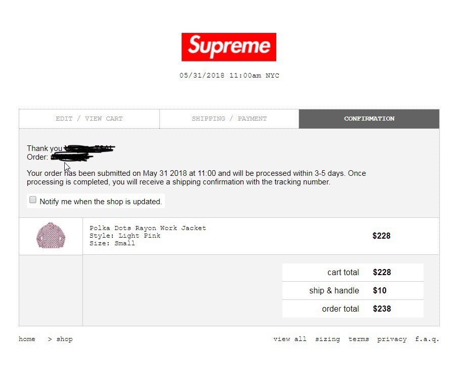 Supreme Polka Dots Rayon Work Jacket SS18 Week15 | eBay