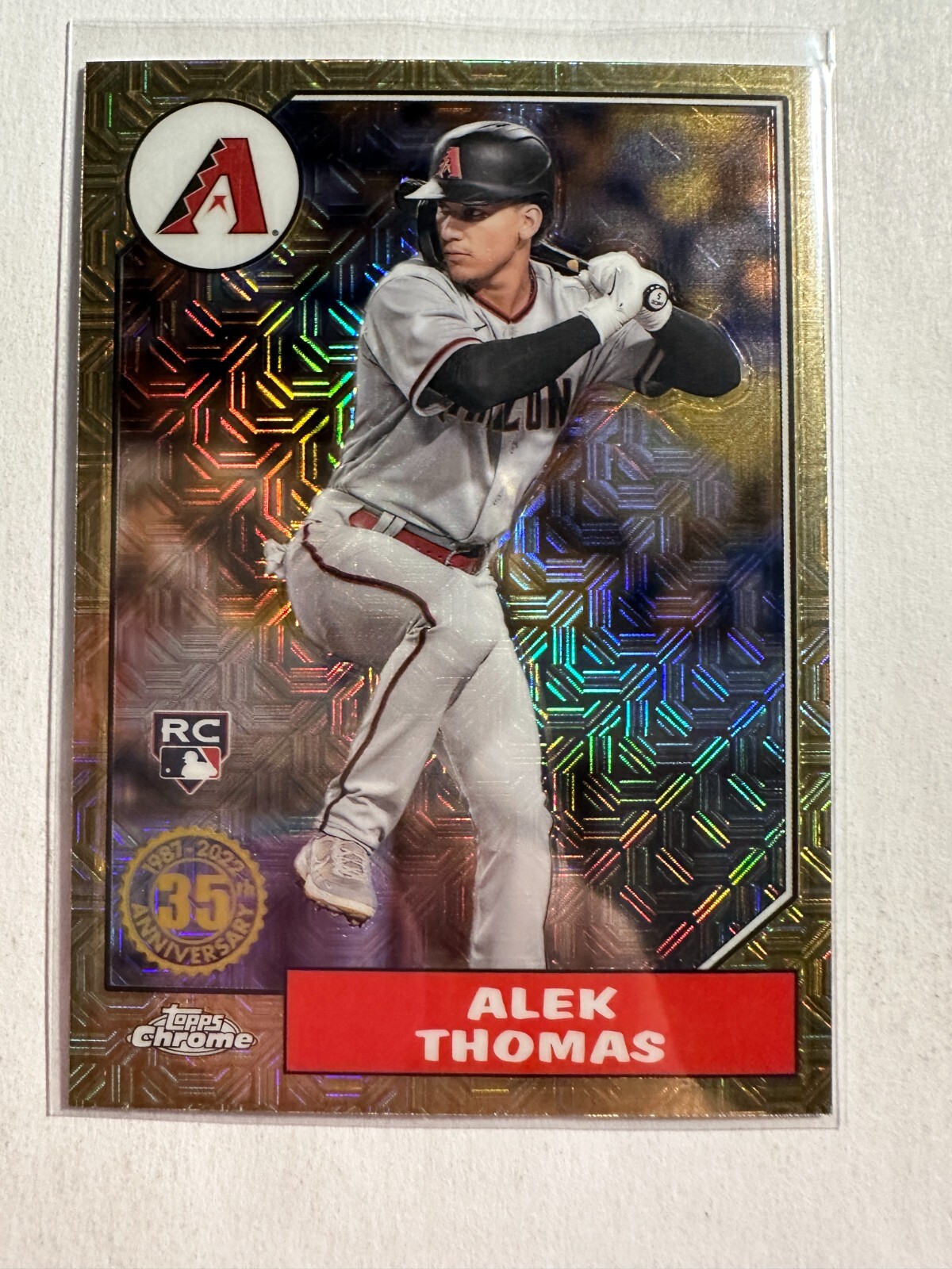 K87,955 - 2022 Topps Update '87 Silver Pack Chrome #T87C67 Alek Thomas