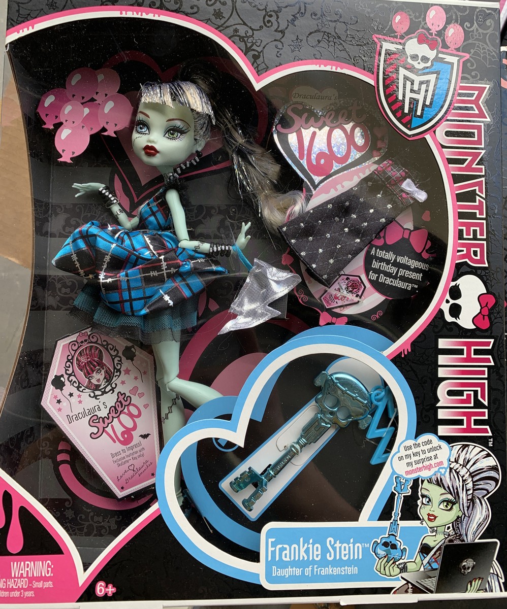 新品　モンスターハイ Monster High Sweet1600 フランキー 2011 MONSTER HIGH FRANKIE STEIN SWEET 1600 W9190 | eBay