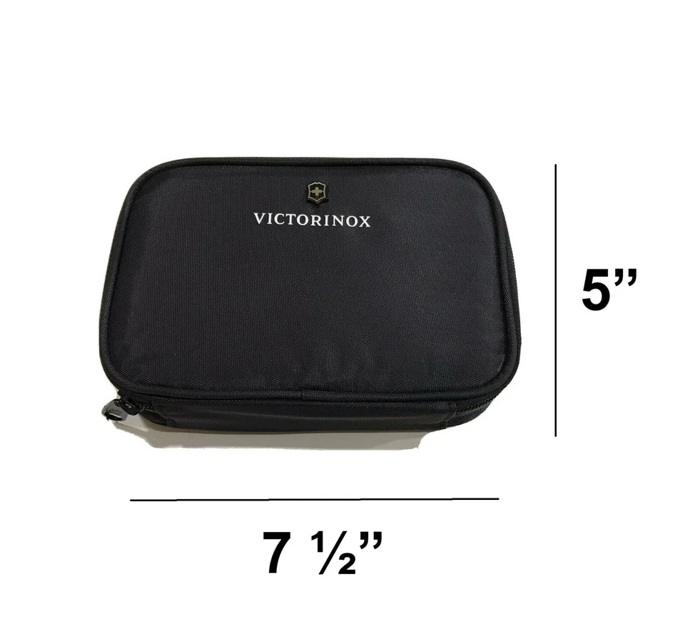 Bolsa de viaje Victorinox para artículos de tocador tamaño pequeño negra para hombre baño equipo de afeitado bolsa Foto 4 de 4