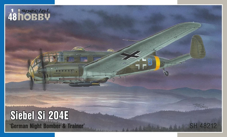 Siebel Si 204E German Night Bomber & Trainer Prodotto Special Hobby 48212 1:48 - Immagine 3 di 4