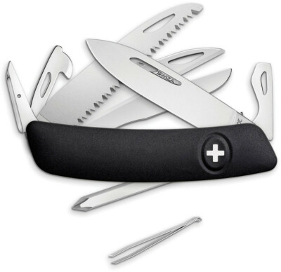 New Swiza D10 Pocket Knife Black KNI.0140.1010