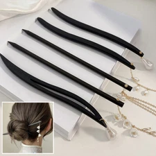 Vintage Hair Stick Pick Natural Wooden Chinese Style Chopsticks Ethnic Hairpins✿