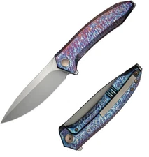 We Knife Co Ltd Acuminal Folding Knife 4" Vanax Steel Blade Titanium Handle