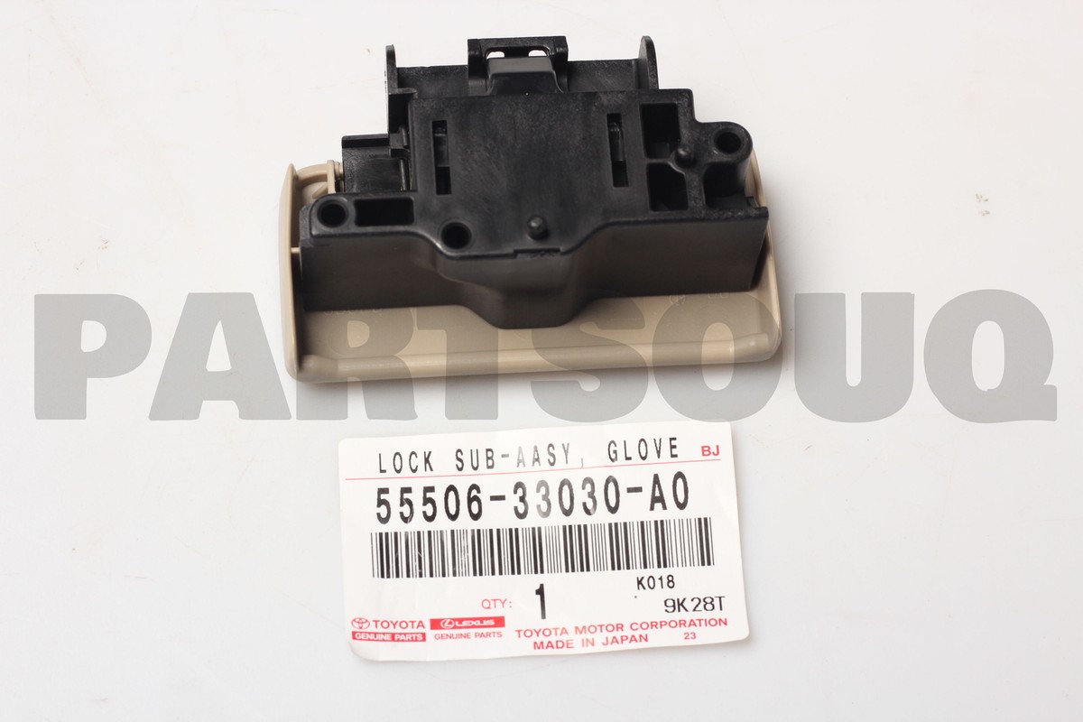 5550633030A0 Genuine Toyota HANDLE, GLOVE COMPARTMENT DOOR LOCK