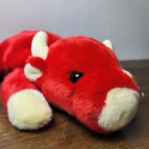 Ty Beanie Buddies "SNORT" 1998 BNWT Vintage Retired Red Bull Collectable UK - Picture 4 of 11