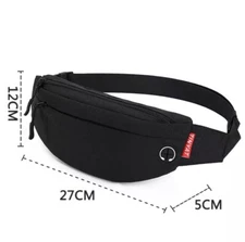 Men Waist Purse Bag Belt Bag 4 Pockets Brand New