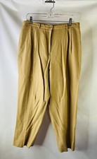 Vintage 90s Womens 16 Petite Wool Pleated Trouser Dress Pants USA Classy Money