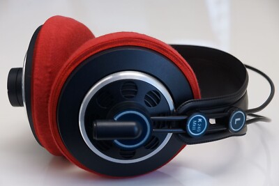 AKG K240 MK2 Earpad Repair & Protection mimimamo Headphone Cover L Red
