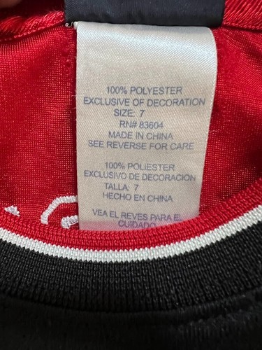 Miami Heat Dwyane Wade #3 Majestic Jersey 7 Boys Red Pullover Sleeveless. - Picture 6 of 12