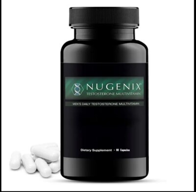 Nugenix Testosterone Booster + Multivitamin For Men – 22 Vitamins & Minerals – 60 Capsules (Exp 12/2026)