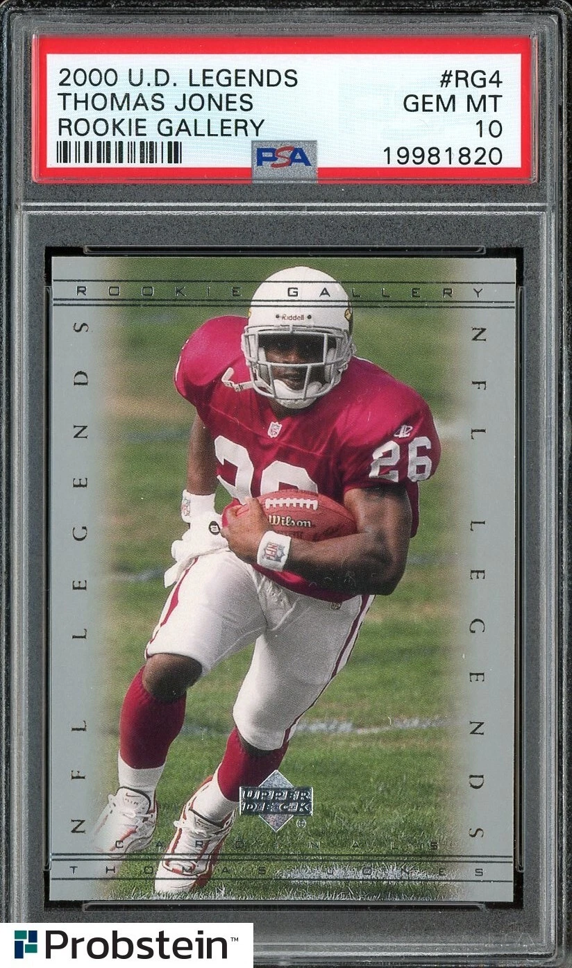 Thomas Jones Upper Deck Legends Rookie Gallery #RG4 Rookie Gallery