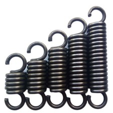 With Hook Extension Tension Spring Wire Dia 4.0mm Spring Steel Outer Dia 20-32mm
