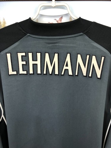 Arsenal Goalkeeper football shirt 2005 Soccer Nike o2 Jersey Lehmann Rare Sz XL - Picture 16 of 16