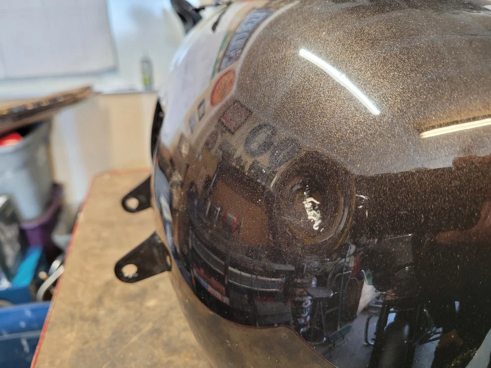 Harley-Davidson Road Glide 2018 tanque de gasolina código de pintura HD EFD, sombra marrón Foto 3 de 4