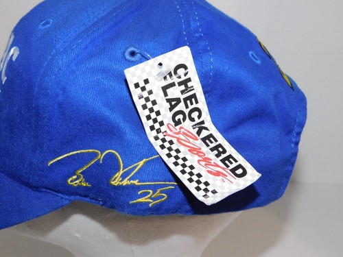 Sombrero Brian Vickers #25 GMAC Racing NASCAR LLAMAS Ajustable Nuevo con Etiquetas - Imagen 5 de 7