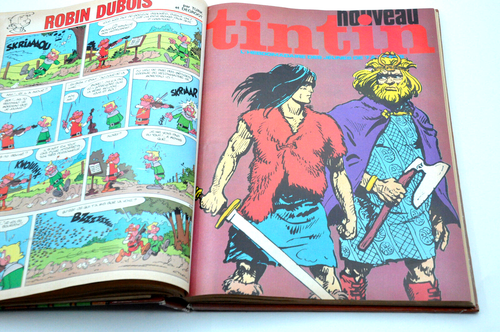 Old bound album of the NEW TINTIN No. 13 1978 No. 124 to No. 133 comics - Picture 6 of 11