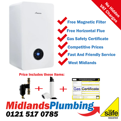 Worcester Greenstar 8000+ 30 System Boiler Supplied Fitted UK