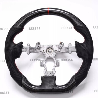 Real Carbon Fiber Flat Sport Steering Wheel For 2007-2016 NISSAN GT-R R35 GTR