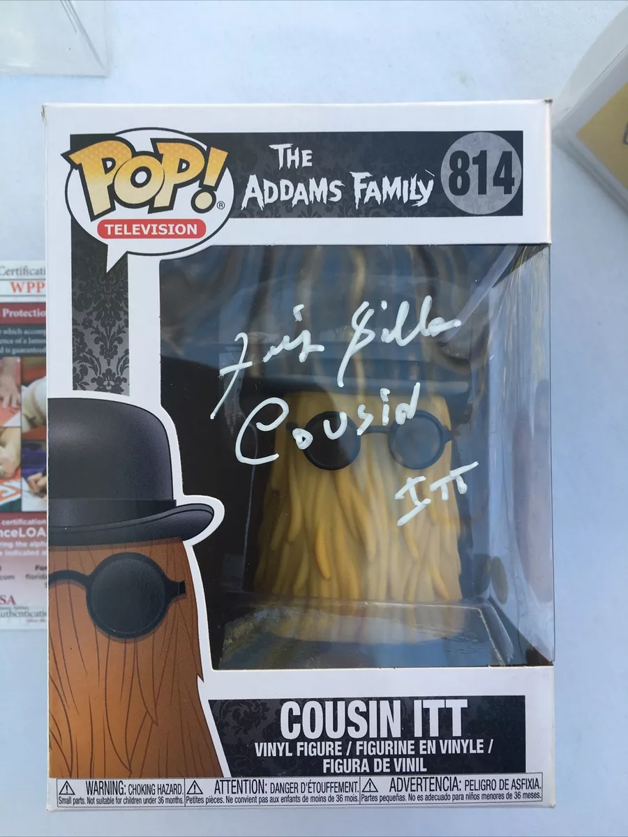 FELIX SILLA COUSIN ITT THE ADDAMS FAMILY 814 SIGNED FUNKO POP JSA Witness