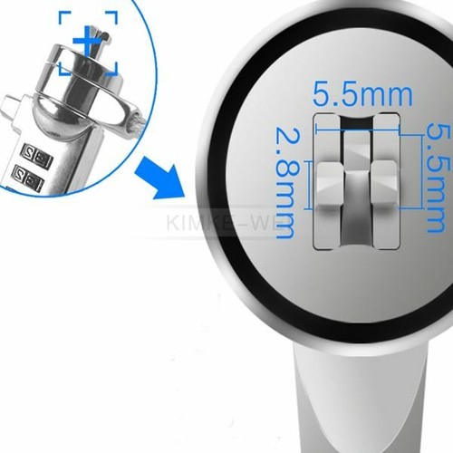 Cerradura de portátil para portátil Kensington Lock ordenador portátil PC cerradura de seguridad nueva - Imagen 7 de 8