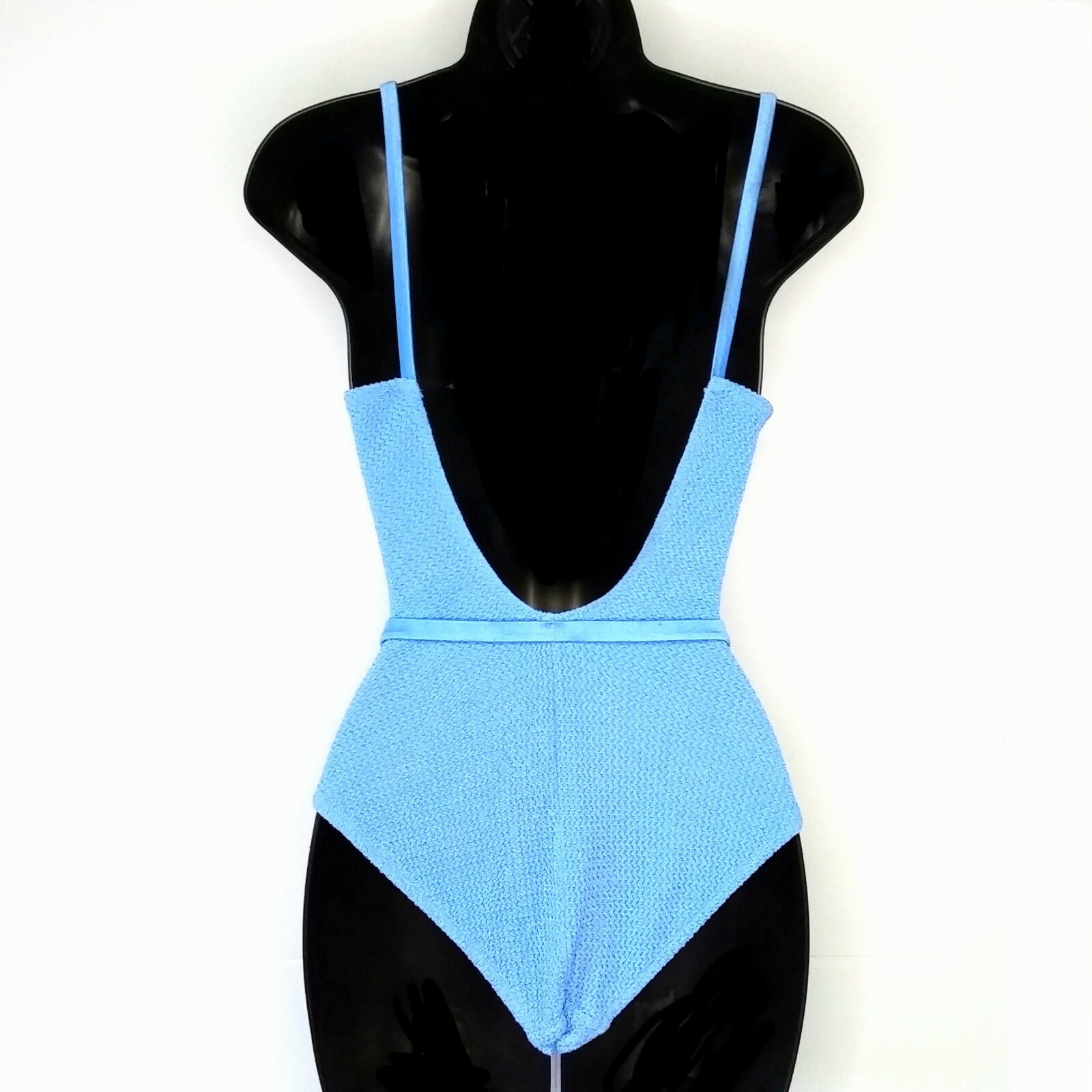 Vintage 70s 80s ILGWU Bodysuit Swimsuit Size 12 B… - image 4