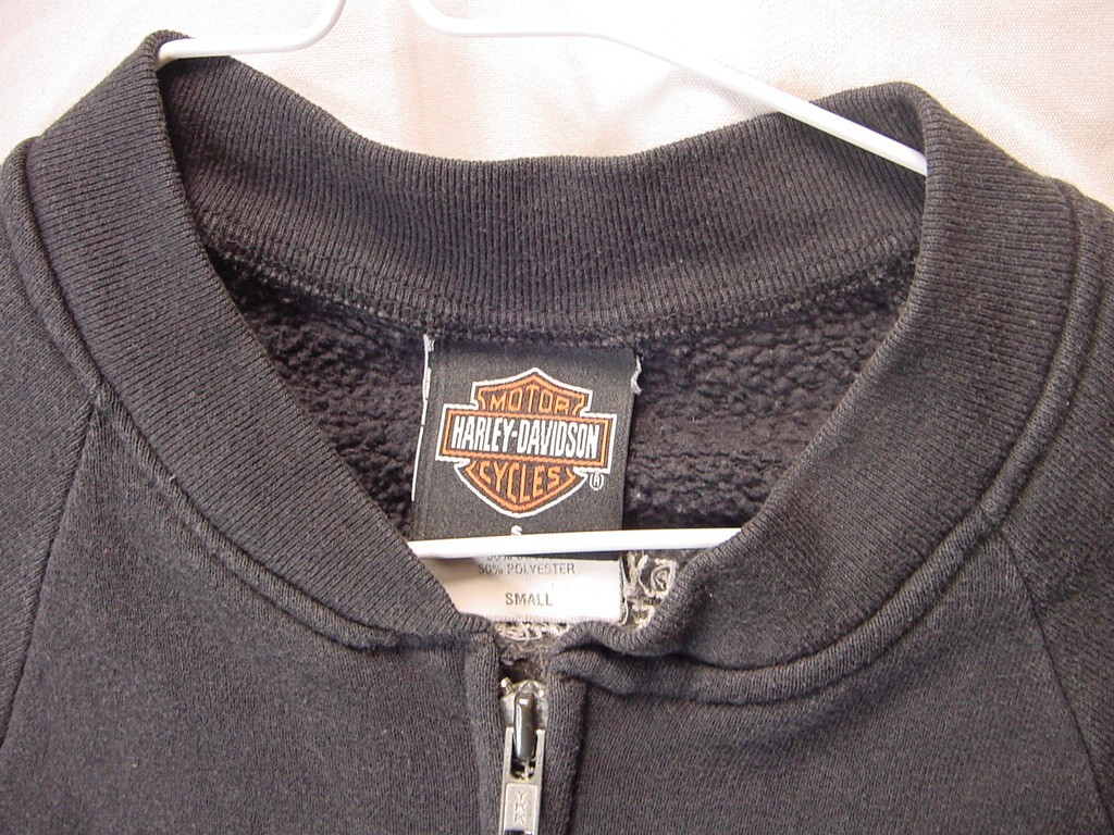HARLEY DAVIDSON FULL ZIP SWEATSHIRT - DUDLEY PERKINS SF
