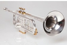 New LT180S-37 silver plated with gold keys trumpet with case and mouthpieces