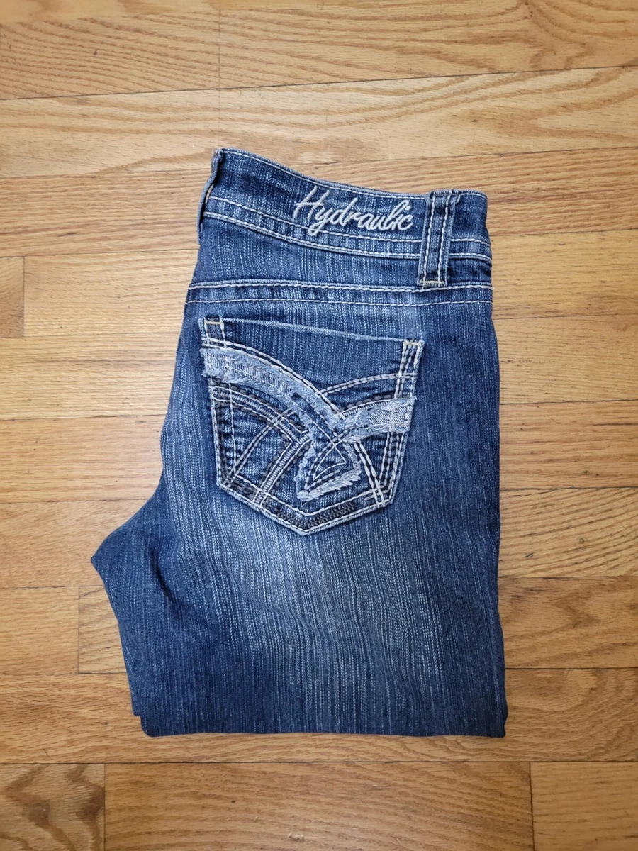 SIZE 5 6 HYDRAULIC Blue Jean Capris INVPV1175 eBay