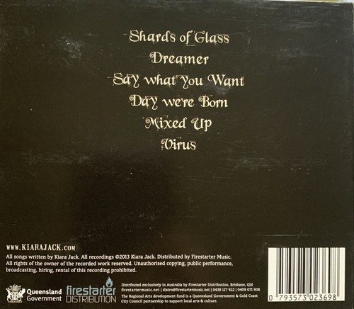 CD: Kiara Jack - Shards Of Glass Album - Picture 2 of 2