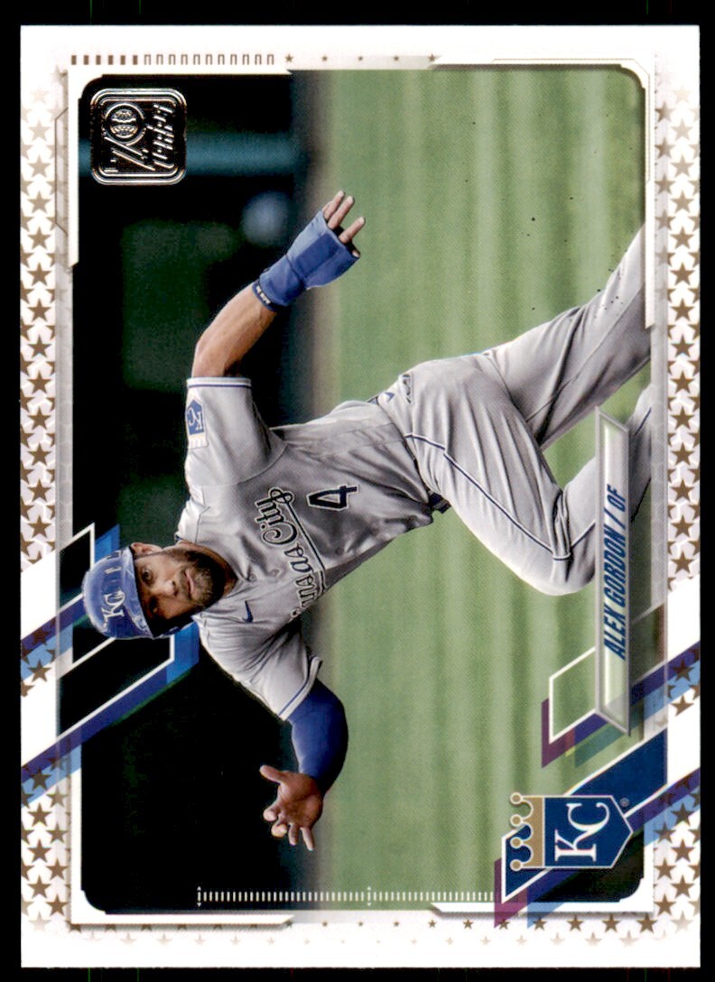 2021 Topps 2021 Gold Star Series One Topps Alex Gordon Kansas City Royals #316