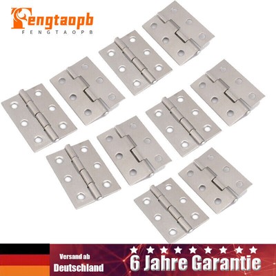 10PCS Türscharniere Edelstahl Schwerlast Scharnier Klavierband Türscharniere DE