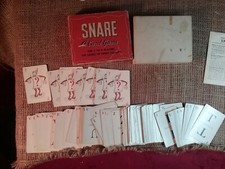 Snare VINTAGE Card Game Letter Cards Word Building Vocabulary Game Whitman 1954